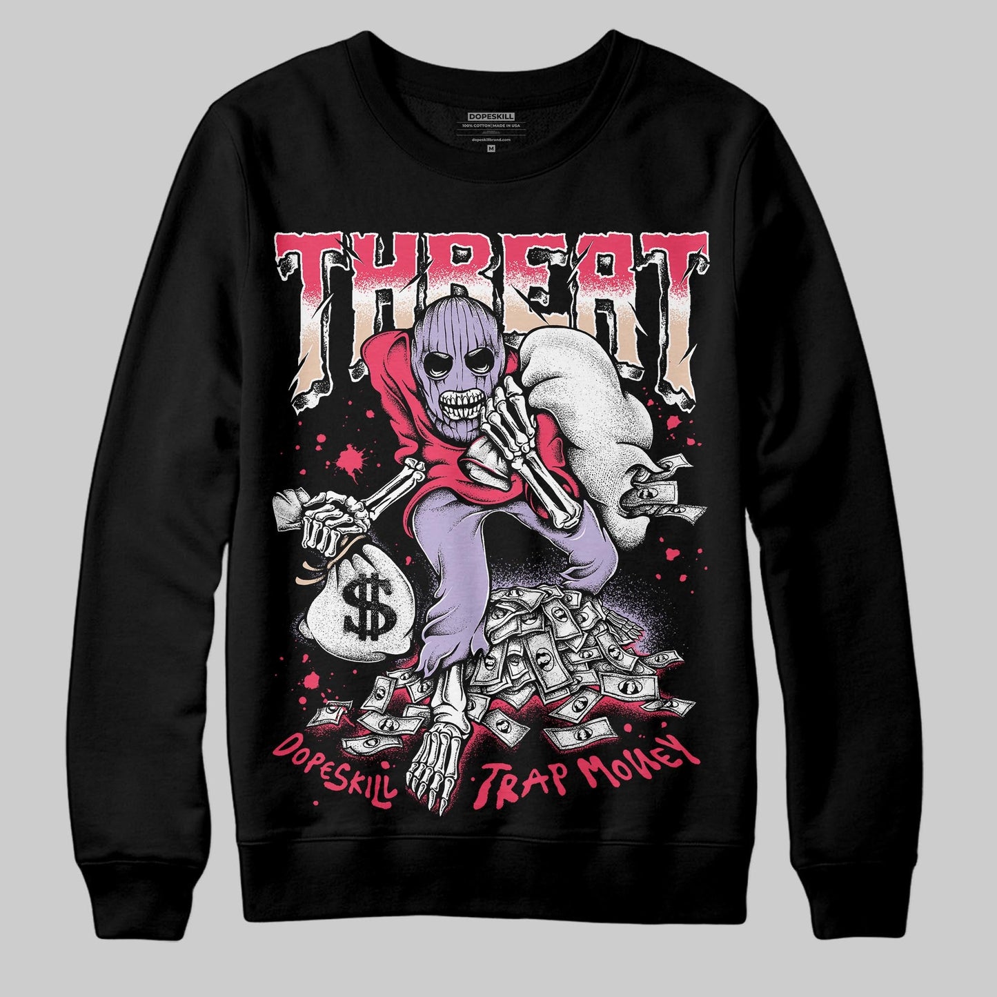 Peanut Butter Jelly 5s DopeSkill Sweatshirt Threat Graphic