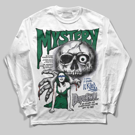 GT-2160 Shamrock Green DopeSkill Long Sleeve T-Shirt Mystery Ghostly Grasp Graphic