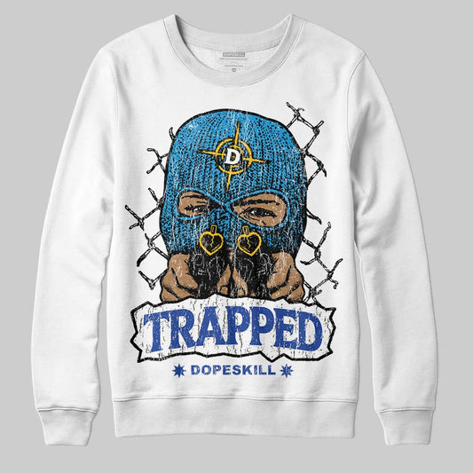 Royal Blue Collection DopeSkill Sweatshirt New Trapped Graphic