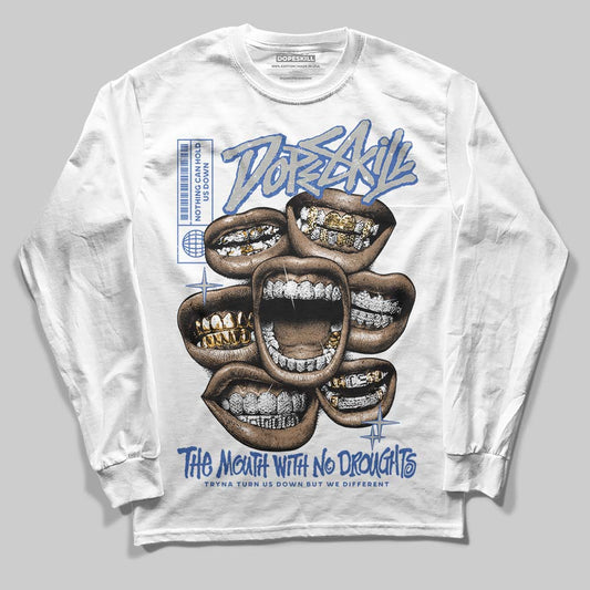Lucky Shorts 3s DopeSkill Long Sleeve T-Shirt The Mouth With No Droughts Graphic