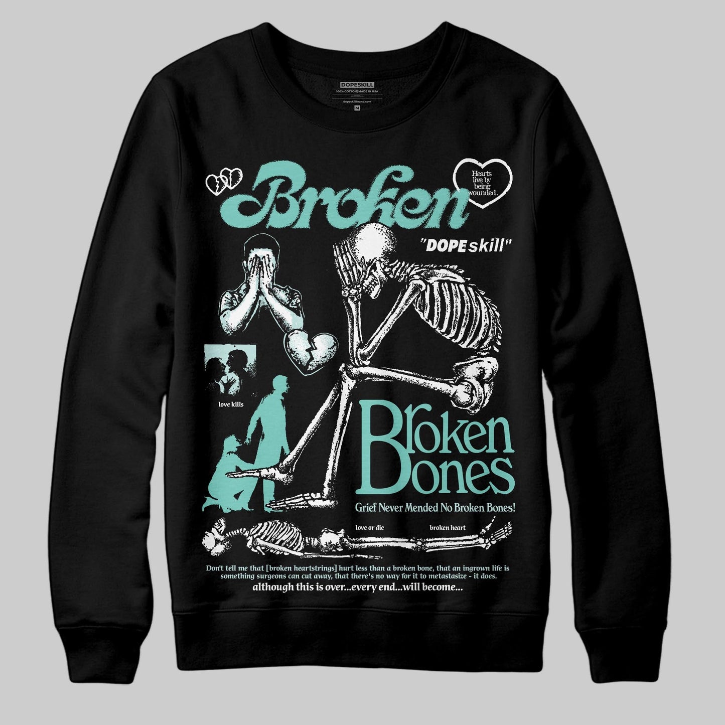 Igloo 11s DopeSkill Sweatshirt Broken Bones Graphic