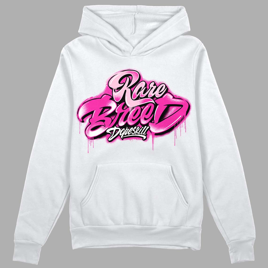 Pink Collection DopeSkill Hoodie Sweatshirt Rare Breed Type Graphic