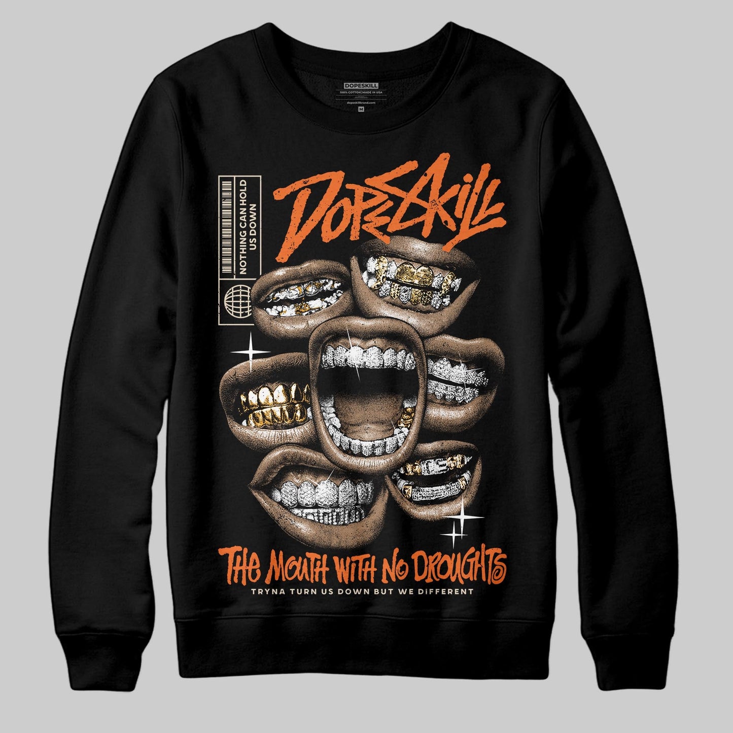 Starfish 3s DopeSkill Sweatshirt The Mouth With No Droughts Graphic