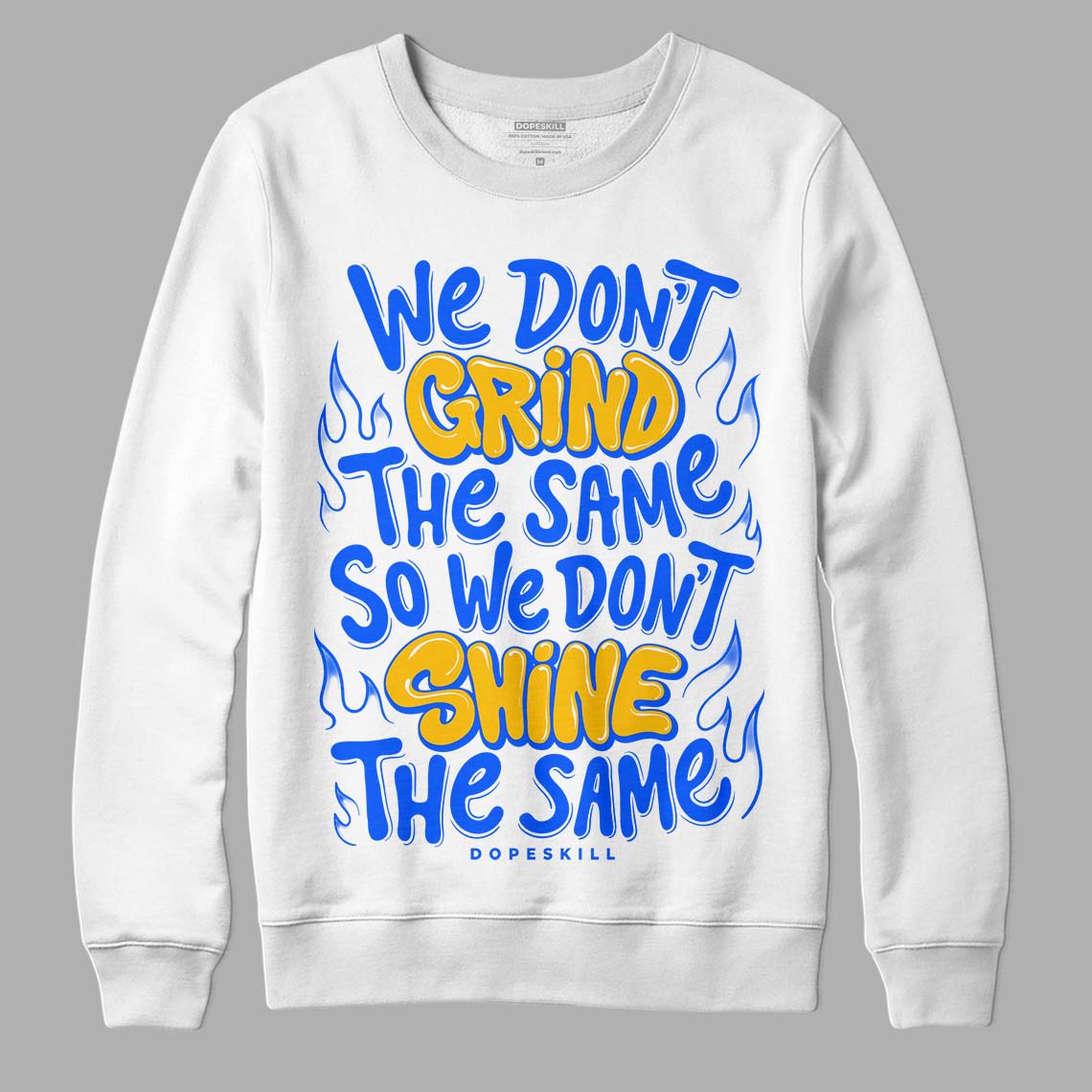 Royal Blue Collection DopeSkill Sweatshirt Grind Shine Graphic