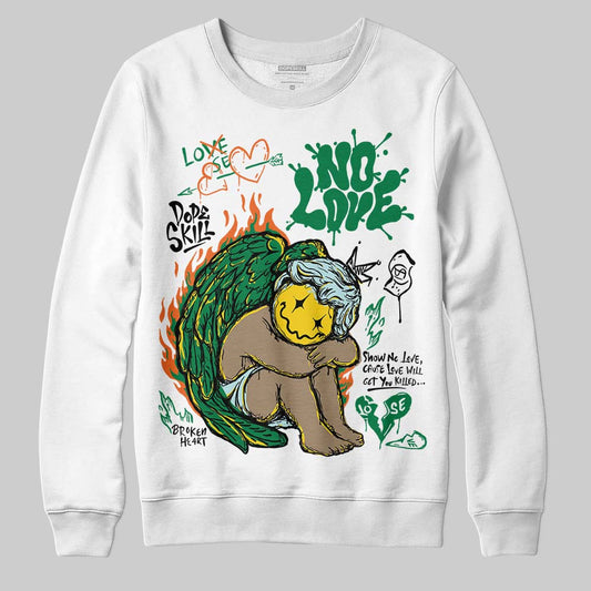 Green Collection DopeSkill Sweatshirt No Love Graphic