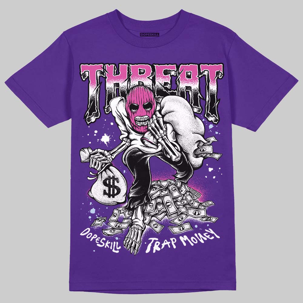 Grape 5s DopeSkill T-Shirt Threat Graphic