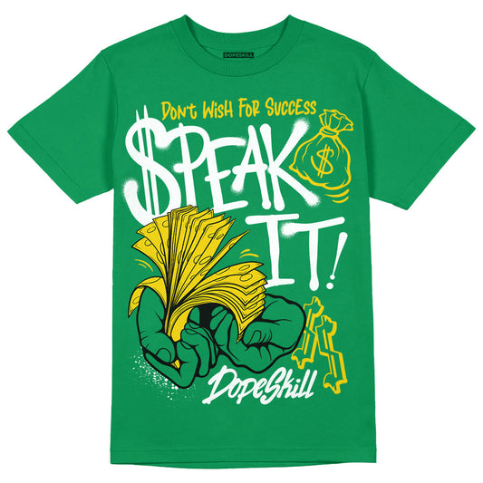 Green Collection DopeSkill Green T-shirt Speak It Graphic