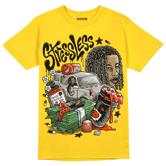 Yellow Ochre 6s DopeSkill Yellow T-shirt Stressless Graphic