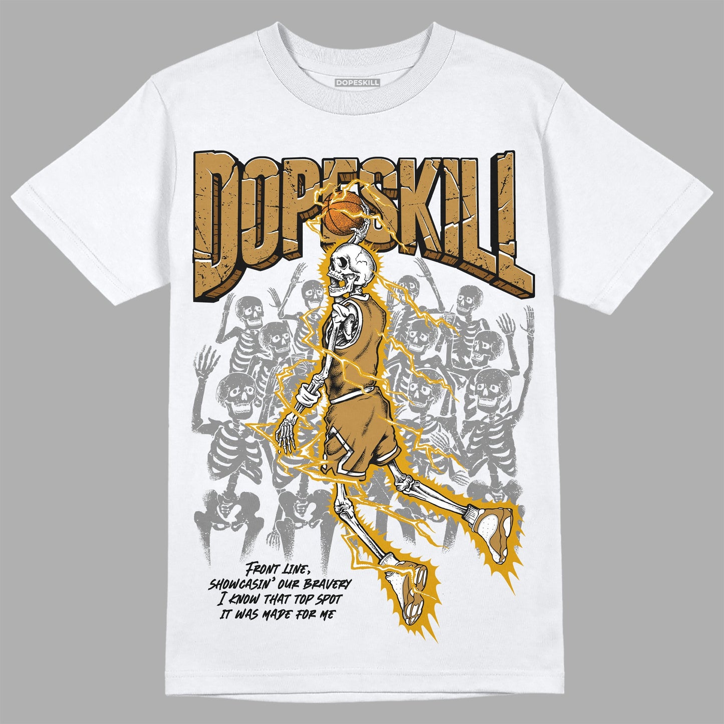 Wheat 13s DopeSkill T-Shirt Thunder Dunk Graphic