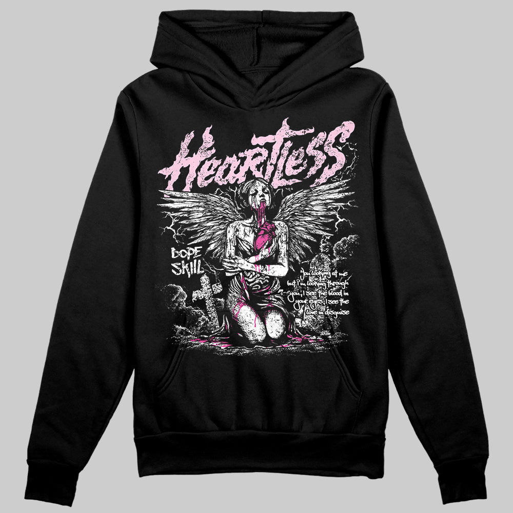 Pink Collection DopeSkill Hoodie Sweatshirt Heartless Graphic