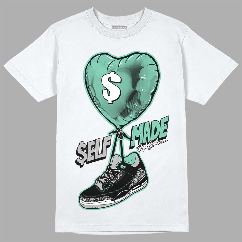 Green Glow 3s DopeSkill T-Shirt Self Made Graphic