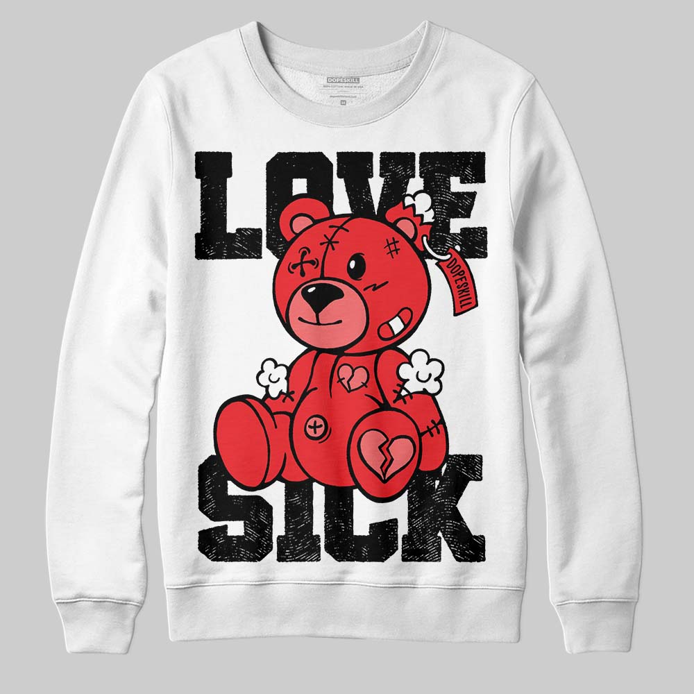 Red Collection DopeSkill Sweatshirt Love Sick Graphic