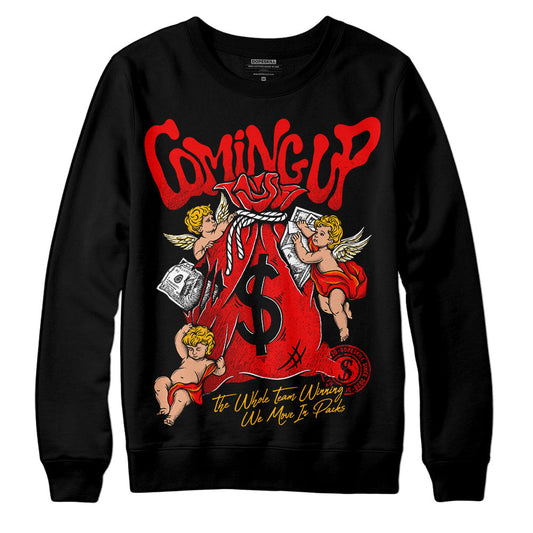Red Collection DopeSkill Sweatshirt Money Bag Coming Up Graphic