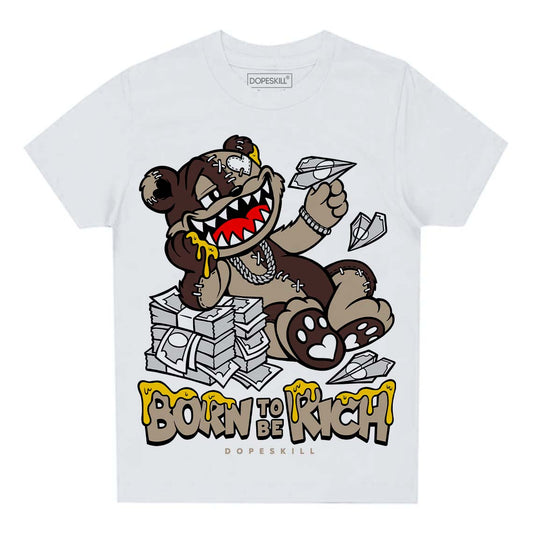 Latte 1s DopeSkill Toddler Kids T-shirt Born To Be Rich Graphic