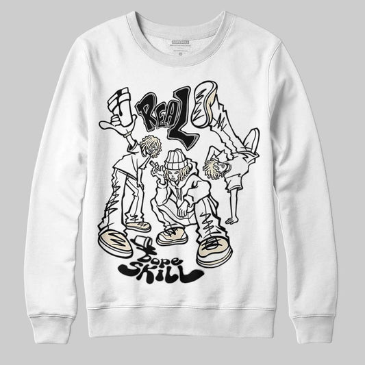 Reverse Metallic 5s DopeSkill Sweatshirt Real Y2K Players Graphic