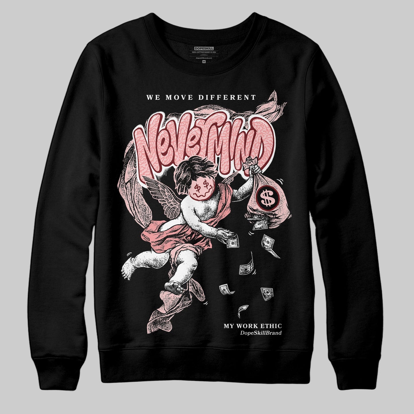 VALENTINE'S Day 3s DopeSkill Sweatshirt Nevermind Graphic