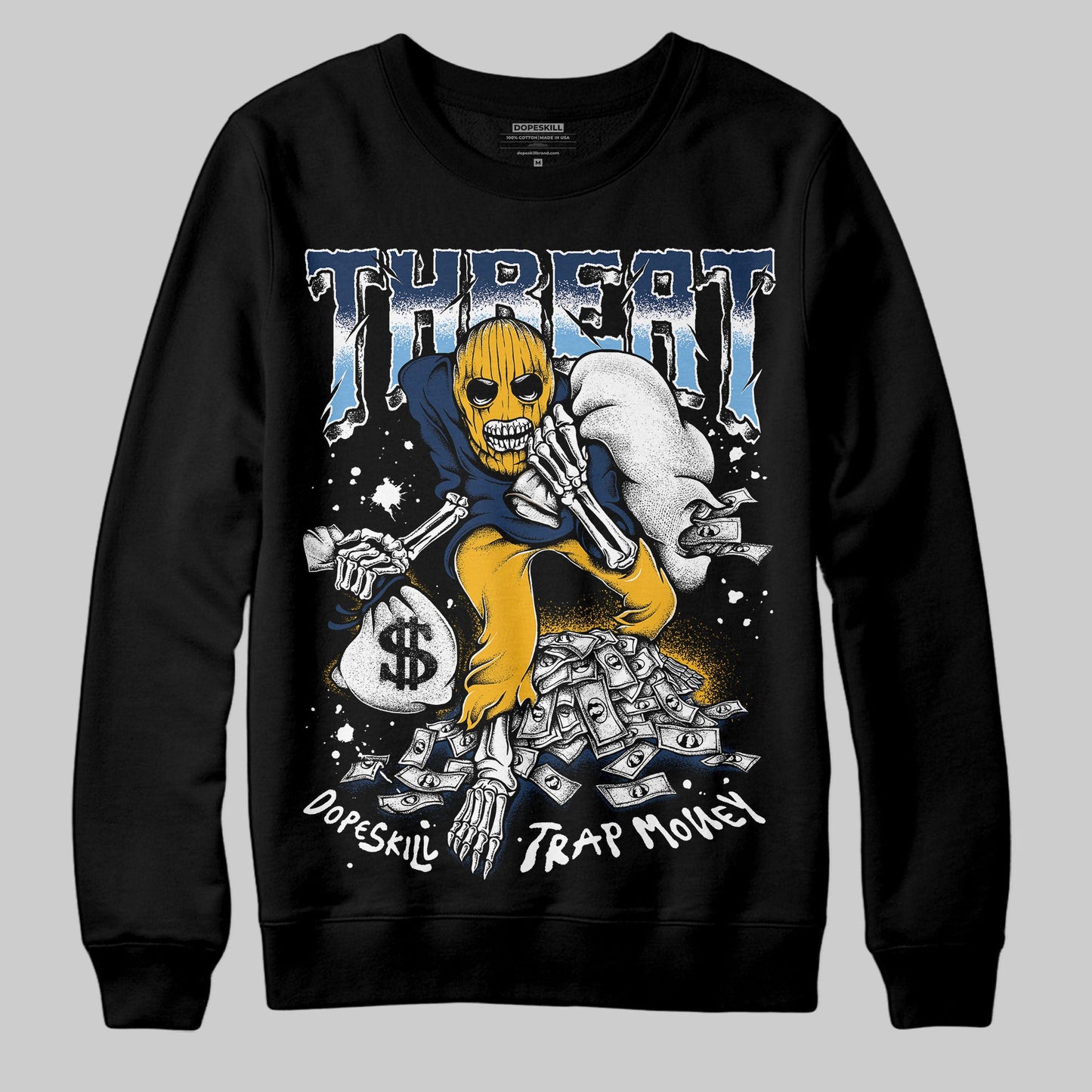 Retro Dunk From Above 4s DopeSkill Sweatshirt Threat Graphic
