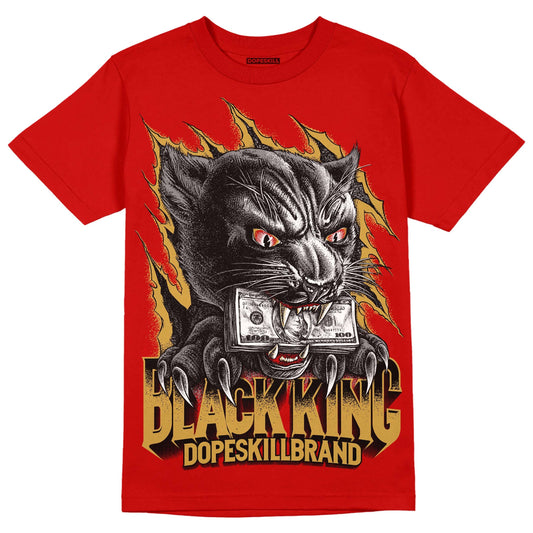 Red Collection DopeSkill Red T-shirt Black King Graphic