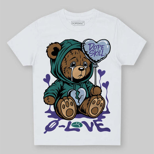 Grape 5s DopeSkill Toddler Kids T-shirt Broken Bear Graphic