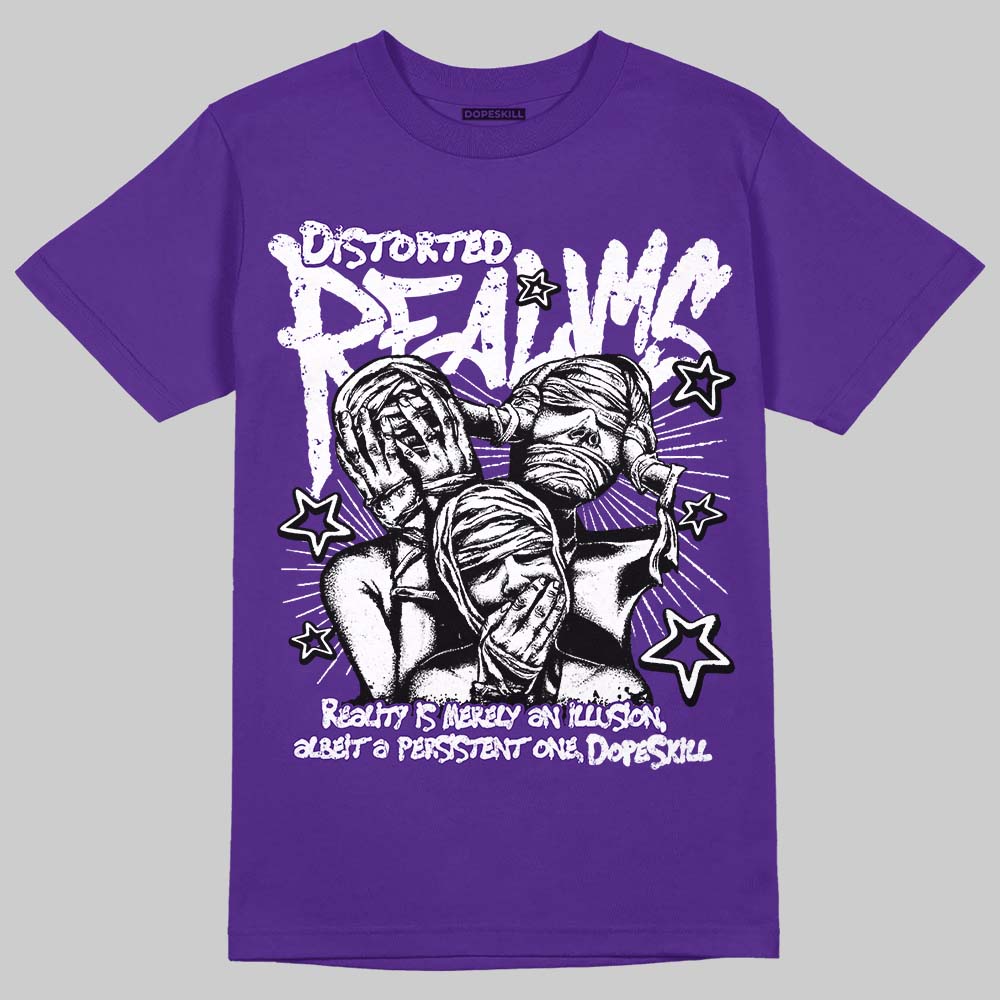 Grape 5s DopeSkill T-Shirt Distorted Realms Graphic