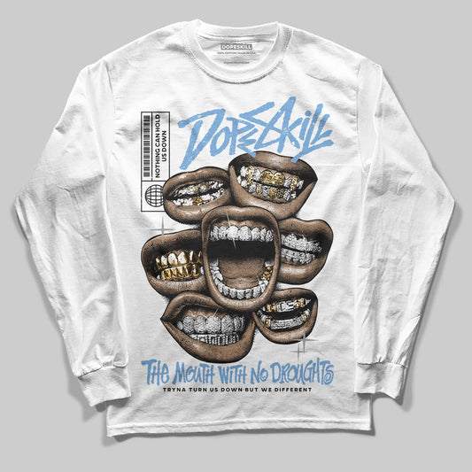 Melo 12s DopeSkill Long Sleeve T-Shirt The Mouth With No Droughts Graphic