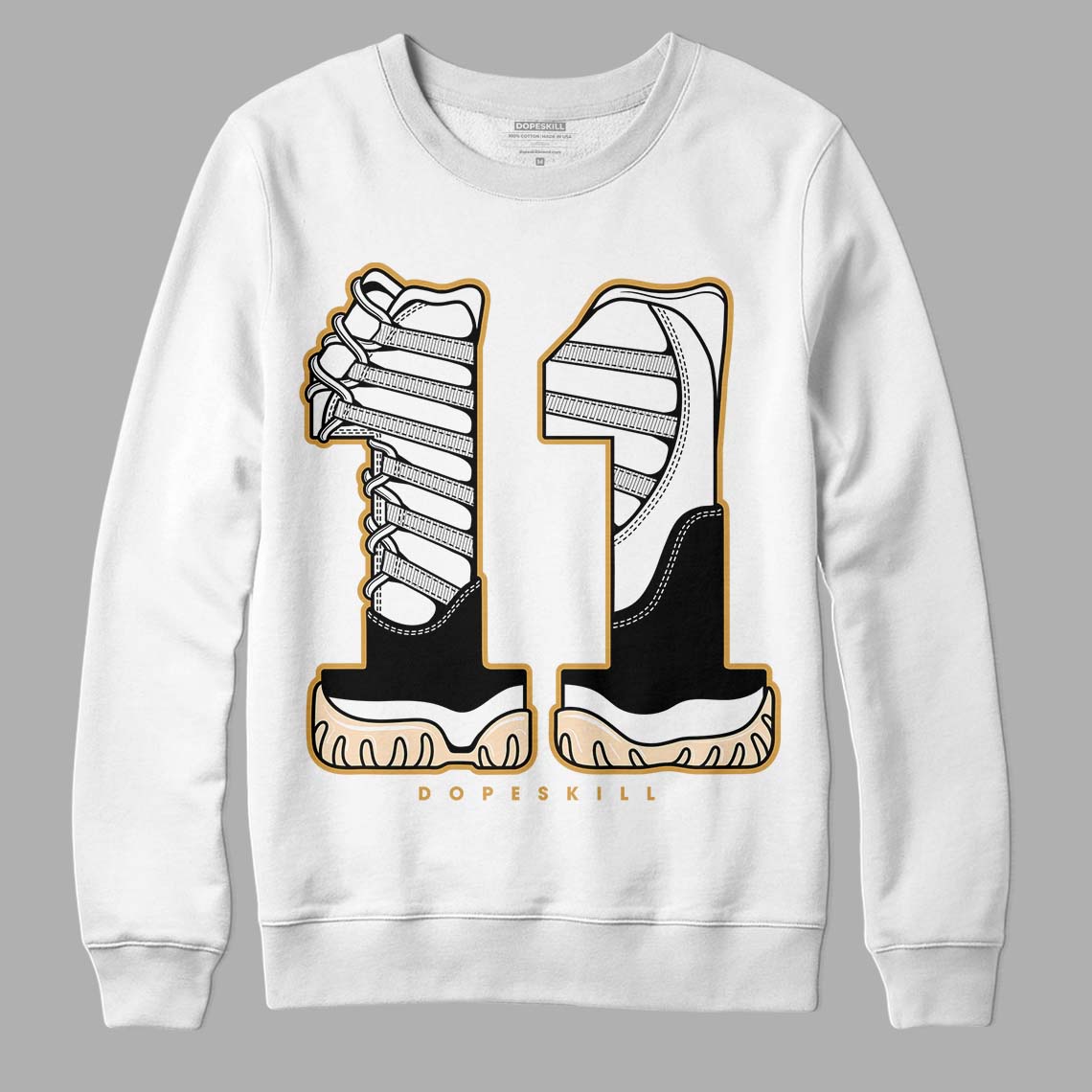 Gratitude 11s DopeSkill Sweatshirt No.11 Graphic