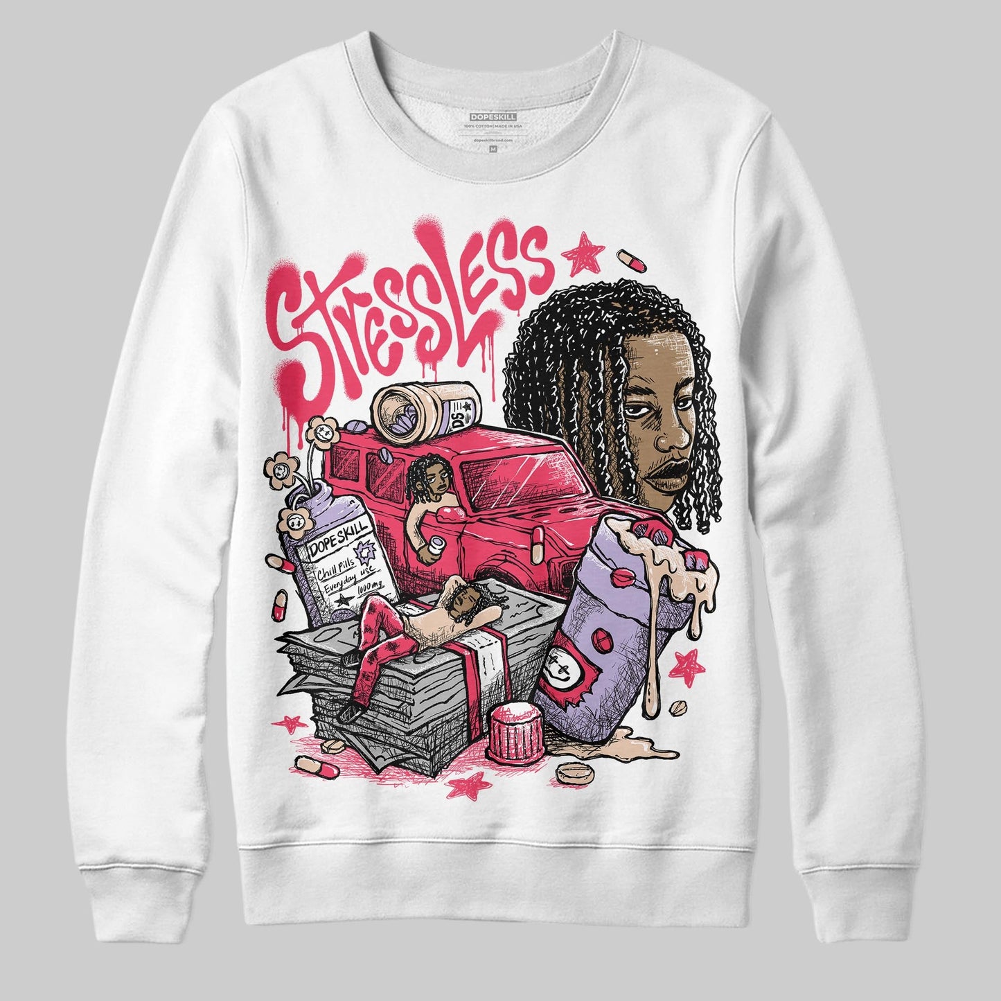 Peanut Butter Jelly 5s DopeSkill Sweatshirt Stressless Graphic