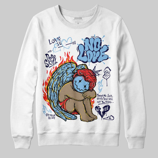 University Blue Collection DopeSkill Sweatshirt No Love Graphic