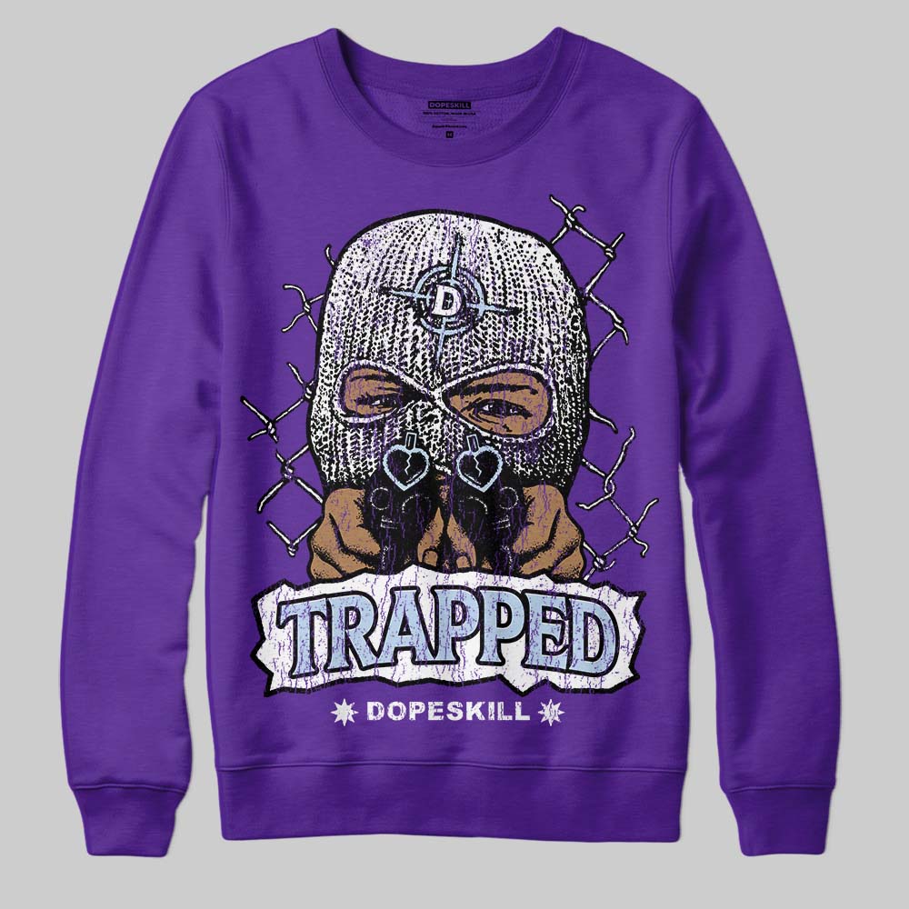Grape 5s DopeSkill Sweatshirt New Trapped Graphic
