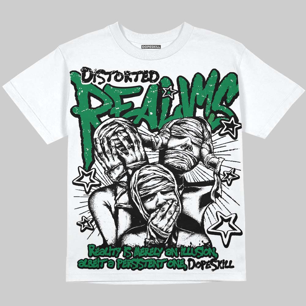 Green Collection DopeSkill Oversize Print T-Shirt Distorted Realms Graphic
