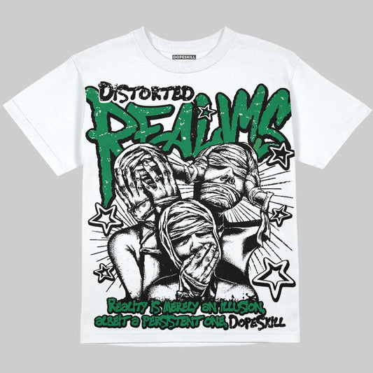 Green Collection DopeSkill Oversize Print T-Shirt Distorted Realms Graphic