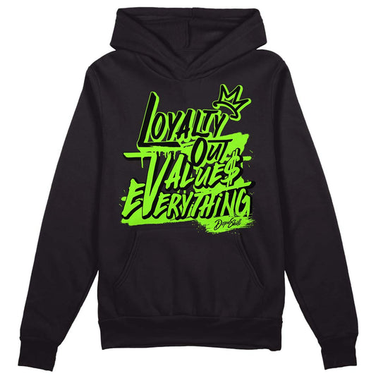 Neon Green Collection DopeSkill Hoodie Sweatshirt LOVE Graphic