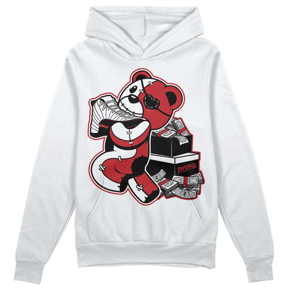 Red Taxi 12s DopeSkill Hoodie Sweatshirt Bear Steals Sneaker Graphic