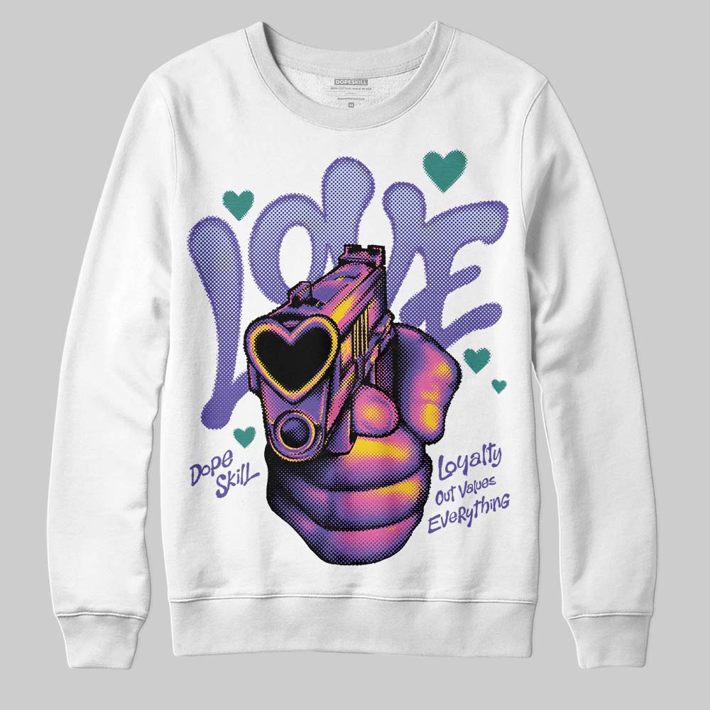 Grape 5s DopeSkill Sweatshirt Love Shot Graphic