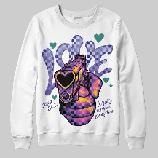 Grape 5s DopeSkill Sweatshirt Love Shot Graphic