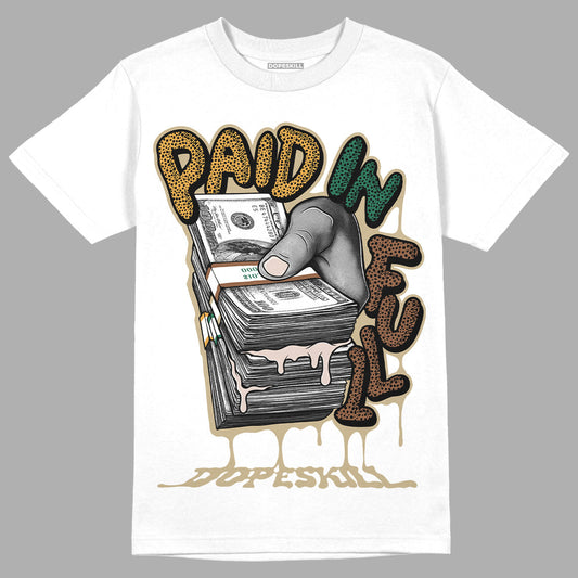 Safari Dunk Low DopeSkill T-Shirt Paid In Full Graphic