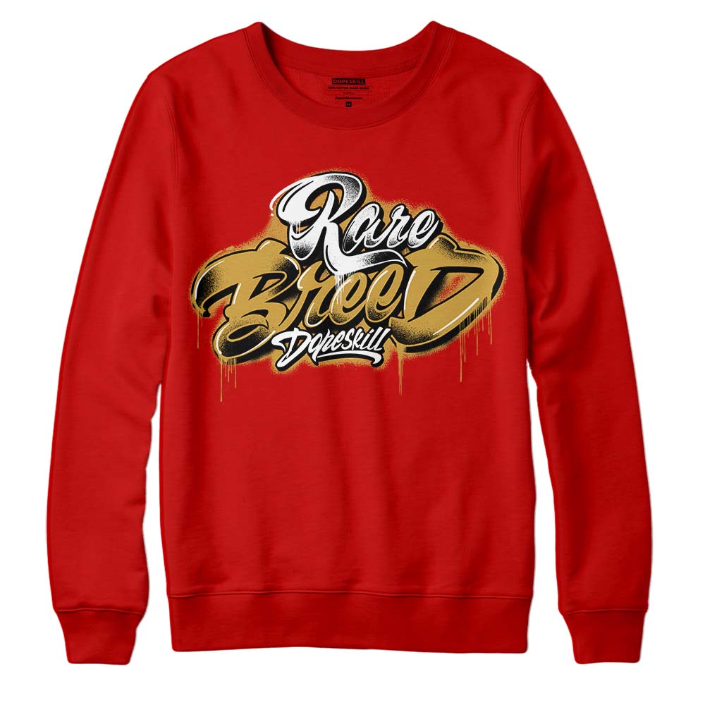 Red Collection DopeSkill Red Sweatshirt Rare Breed Type Graphic