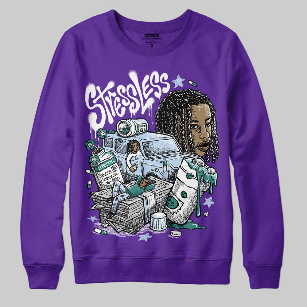 Grape 5s DopeSkill Sweatshirt Stressless Graphic