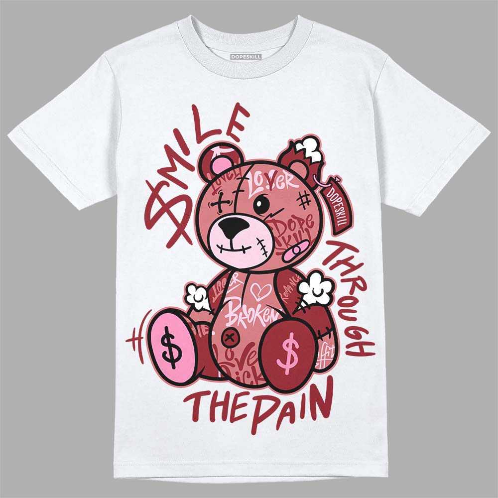 Valentine's Day Collection DopeSkill T-Shirt Smile Through The Pain Graphic