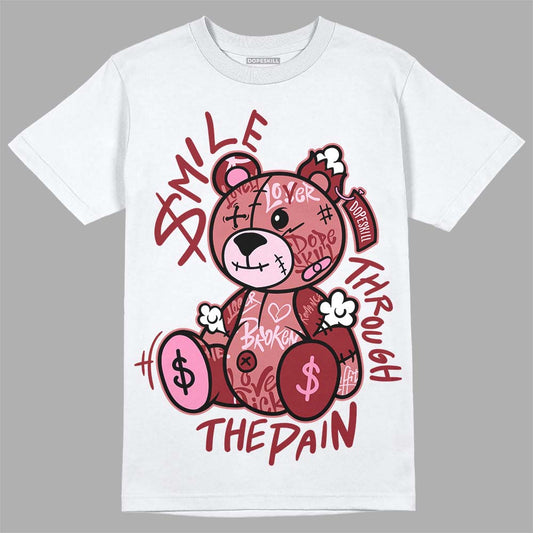 Valentine's Day Collection DopeSkill T-Shirt Smile Through The Pain Graphic