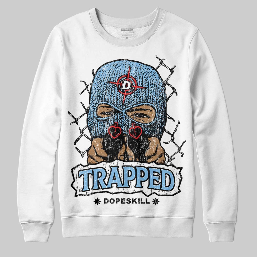 University Blue Collection DopeSkill Sweatshirt New Trapped Graphic