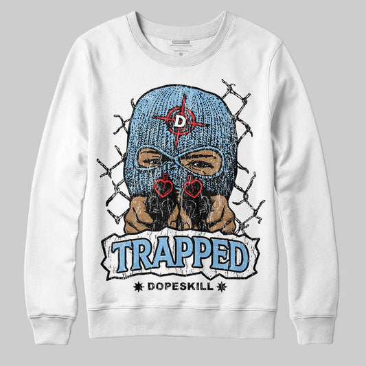University Blue Collection DopeSkill Sweatshirt New Trapped Graphic