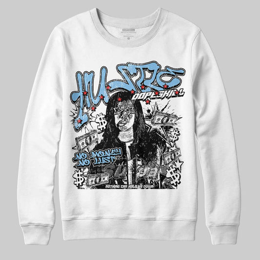 University Blue Collection DopeSkill Sweatshirt No Money No Lust Graphic