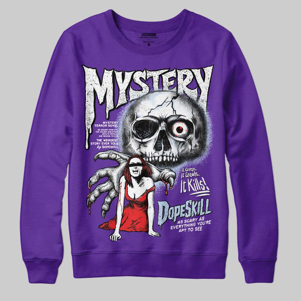 Grape 5s DopeSkill Sweatshirt Mystery Ghostly Grasp Graphic