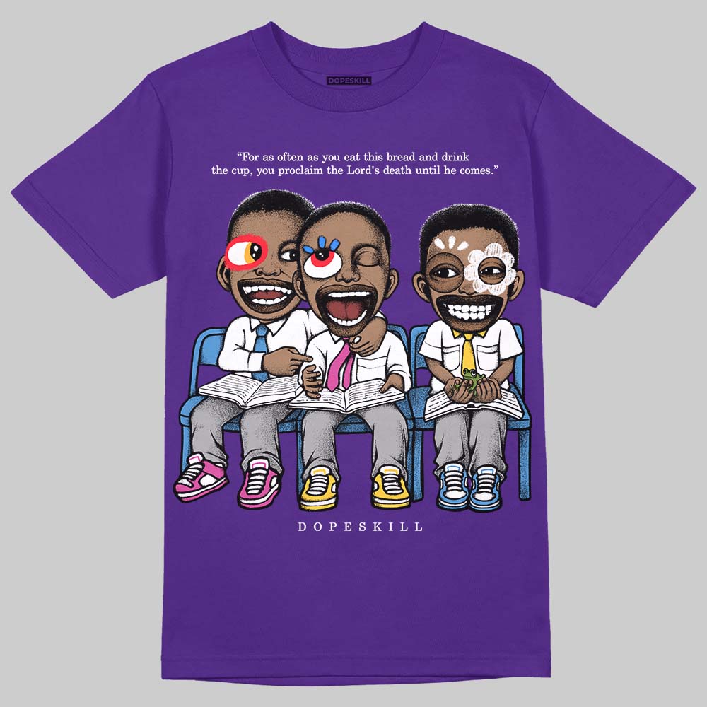 PURPLE Collection DopeSkill T-Shirt First Sunday Graphic