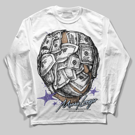 Grape 5s DopeSkill Long Sleeve T-Shirt Money Longer Graphic