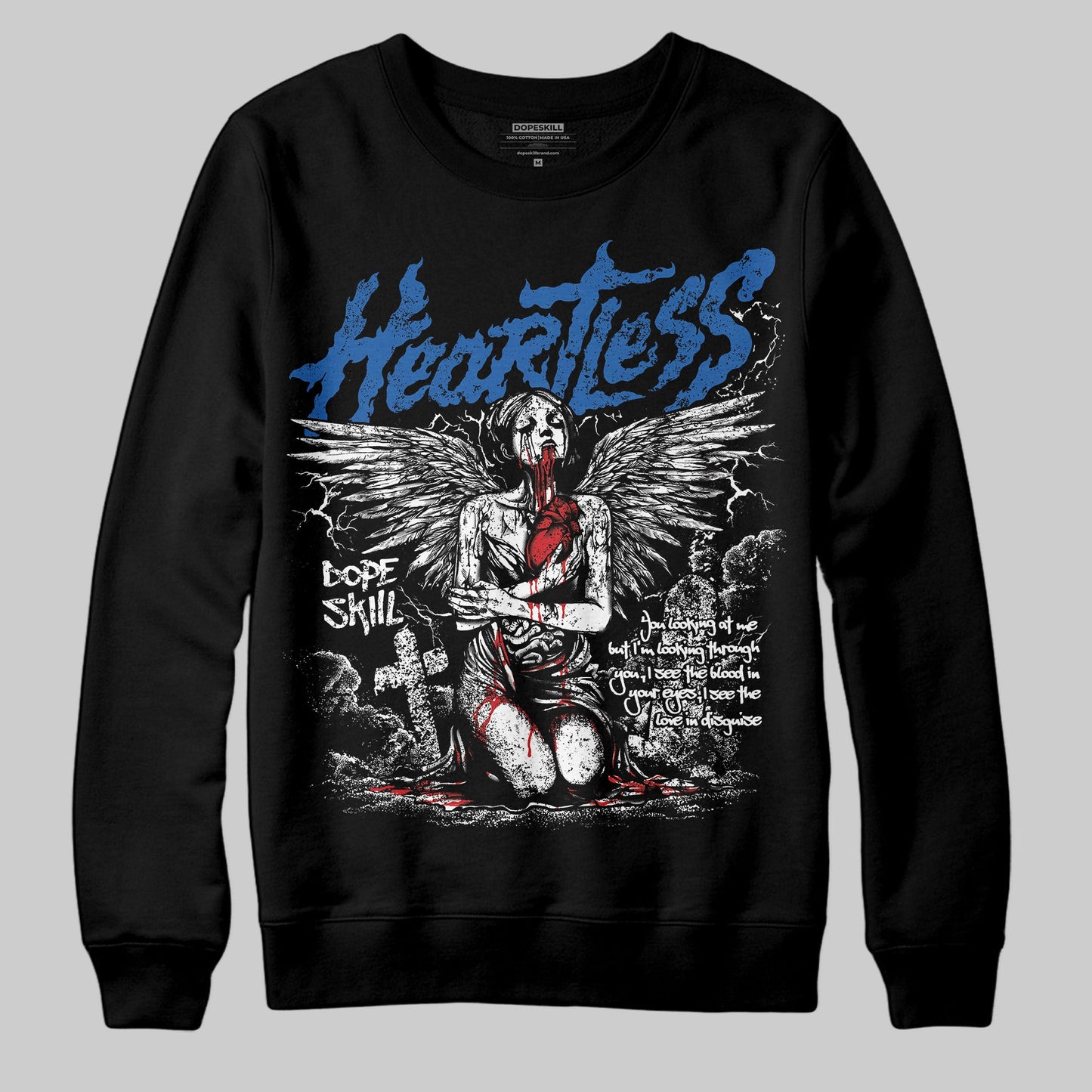 Space Jam 11s DopeSkill Sweatshirt Heartless Graphic