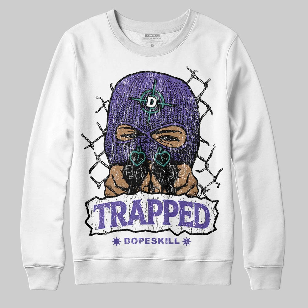 Grape 5s DopeSkill Sweatshirt New Trapped Graphic