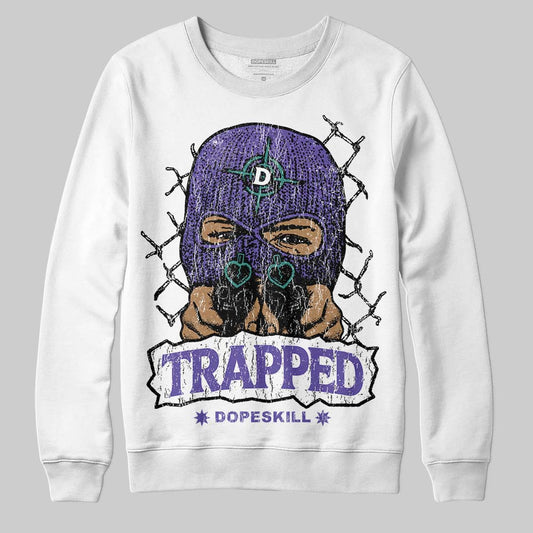 Grape 5s DopeSkill Sweatshirt New Trapped Graphic