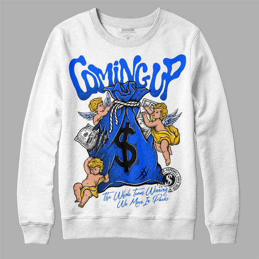 Royal Blue Collection DopeSkill Sweatshirt Money Bag Coming Up Graphic